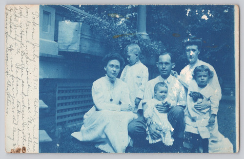 Cartolina rppc 1910 - cartolina, cianotipo